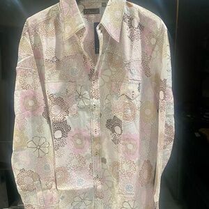 7 Diamonds Vintage Woven Shirt Sz 2X